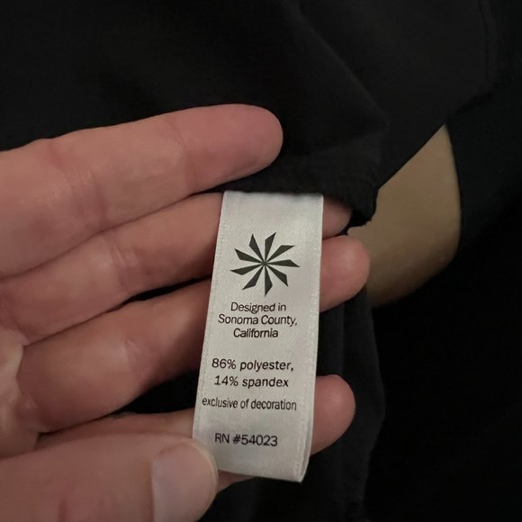 Athleta Midtown Ankle Pant Black Lightweight Travel Size 8 - Picture 9 of 9